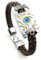 GAUEIOUR Zelda Punk Style Legendary Bracelet, Wilderness Breath Alloy Jewelry, Game Peripheral Woven Cartoon Bracelet (Silver)