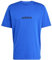 adidas Herren Essentials LINEAR Single Jersey Tee, Team royal Blue/Black, M