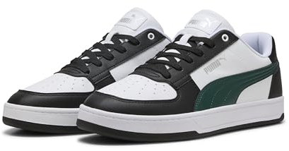 PUMA Caven 2.0, Sneaker Unisex - Adulto, White Dark Myrtle Black, 48.5 EU