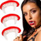 3 Pièces Dent de Vampire Rétractable Halloween Faux Dentier Crocs de Vampire Réutilisables Accessoires de Halloween d'horreur de Costume Cosplay de Fête pour Enfant Adulte (A)