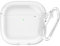 ROKOLOOM AirPods 4 Hülle Transparent aus TPU mit Karabiner - Unterstützt Kabelloses Laden, AirPods 4 Case - Dünn, Kratzfest, Passgenau und Tragbar