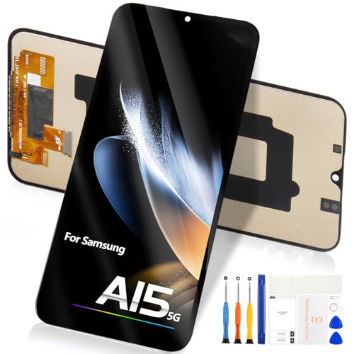 Écran LCD pour Samsung Galaxy A15 5G - pour Galaxy A15 4G / 5G SM-A156B SM-A156P SM-A156U LCD Display Digitizer pour Galaxy A15 5G LCD Écran Tactile Replacement Panneau Assemblée Réparation Kit