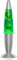 CELLUSTOP Lavalampe mit Wachs in Form einer Rakete – Nachtlicht Lavalampe – Magma-Lampe mit Flüssigbewegung – 2 Leuchtmittel enthalten – Schalter – 20 Watt – 34 cm – Glas und Aluminium – Grün