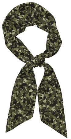 Tarnung, Langer Seidenschal, Schal, Bekleidungszubehör, Bedruckter Polyesterschal, Bekleidungstaschenzubehör,3,1 x 46,9 Zoll