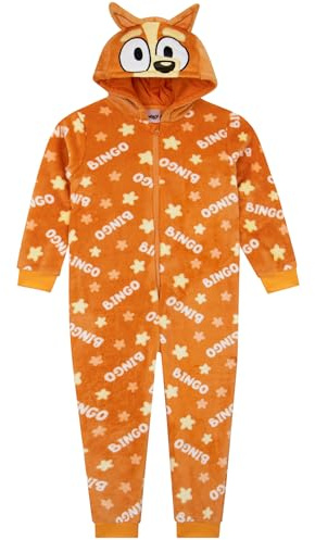 Bluey Onesie | Bingo Boys Onesie With 3D Ears | Fleece Onesies For Boys | Ages 18 Months To 8 Years