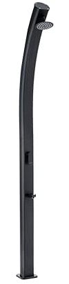 STEINBACH Doccia Solare Compact - 049097Y - Doccia da Giardino salvaspazio con Serbatoio in Alluminio da 25 l e soffione Regolabile - 221,4 cm di Altezza