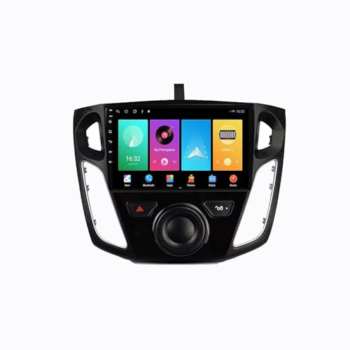 Android 13 2 DIN Pantalla Táctil Radio 9 Coche Pantalla para Ford Focus 3 MK 3 2012-2015 con Enlace Espejo/Navegación GPS/Radio FM/BT/Mandos Volante/Reproductor Multimedia(4+64G)