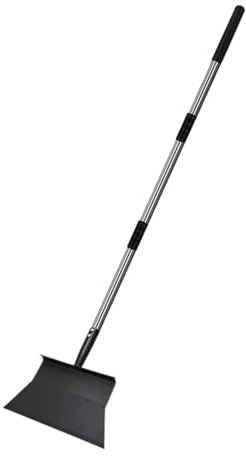 Schneeschieber Schneeschaufel Mit Abnehmbarem Griff for Brechen Von EIS Auf Gehwegen Und Einfahrten Schneeräumen
