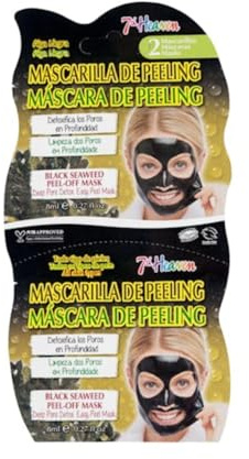 Montagne Jeunesse Gesichts-Peeling-Maske mit schwarzer Alge, 2er-Pack