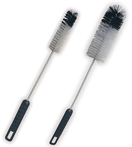 Condello Casa Utility Bottle Cleaning Brush Set Long Handle Thin Small Big Wire Cleaner Bendable Flexible for Narrow Neck Skinny Spaces of Water Beer Wine Baby Bottles,Pipes,Tubes,Flasks,Straws (2)