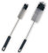Condello Casa Utility Bottle Cleaning Brush Set Long Handle Thin Small Big Wire Cleaner Bendable Flexible for Narrow Neck Skinny Spaces of Water Beer Wine Baby Bottles,Pipes,Tubes,Flasks,Straws (2)