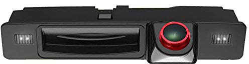 【Cool Rot】 1280 * 720 Pixel 1000TV-Linien Hochwertiges 18mm-Objektiv Auto Kofferraumgriff Rückfahrkamera, wasserdichte Nachtsicht, für Ford Escort Focus CTCC Ecoboost 2015 2016 2017