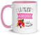 Kembilove Taza de Desayuno del Mejor Policía del Mundo – Tazas de Café para Profesionales y Trabajadores para la Oficina – Tazas de Té en Color de Profesiones – Taza de Cerámica de 350 ml (Vendedora.)