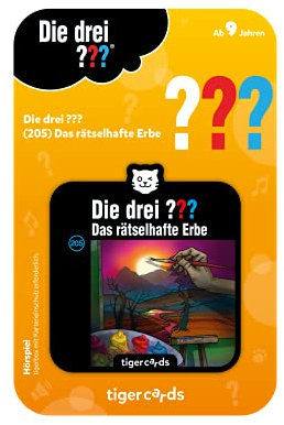 tigermedia tigercard Die drei ??? Episode 205 Puzzle Heritage Puzzle Detective Stories Tiger Box Audio Play Audio Books Music Children's Room