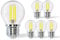 Aigostar LED Glühbirne,E27 LED 4W Vintage Kaltweiss Birne,470 Lumen 6500K,Abstrahlwinkel 360°,Vintage Transparent,Flimmerfrei,Nicht Dimmbar,5er Pack