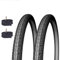 2 neumáticos Deestone 26 x 1,75 (44-559) antipinchazos + cámaras neumáticas para bicicleta de carretera