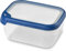 CURVER Boîte alimentaire rectangulaire multi usage 1,8L en polypropylène 100% recyclé, 20x15x9,3 cm, adapté au Micro-Ondes, Lave-Vaisselle, Congélateur- Bleu