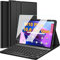 Wineecy Tastatur Hülle mit Schutzfolie für Lenovo Tab M10 Plus 3rd Gen 10.6 Zoll 2022 TB-125/TB-128, Schutzhülle mit Magnetisch Abnehmbare Kabellose Deutsches QWERTZ Tastatur (M10 Plus 3rd - 10.6)