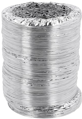 easyPART Kompatibel/Ersatz für EUROPART 10028158 Abluft Schlauch Abluftschlauch 150mm ALU Universal 5m Trockner Abzugshaube Klima