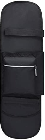 ChangTsing Skateboard-Tasche, Rucksack für regulär, Penny, E-Board, faltbarer Skate, verstellbare Schultertasche, tragbare Tragetaschen, schwarz, 82 x 28 x 4 cm