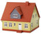Evemodel 1Stk. 1:160 Spur N Häuser Modellbau Set Einfamilienhaus Pavillon Break Zubehör für die Modelleisenbahn Dekor (braun)