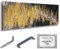 Monica Mirafiori I 100% HANDGEMALT I Gemälde Black, Gold & Silver I 120x40cm | Gemälde Handgemalt | Acrylgemälde | Sehr Großes Acrylbild I Moderne Kunst I Kunstbilder