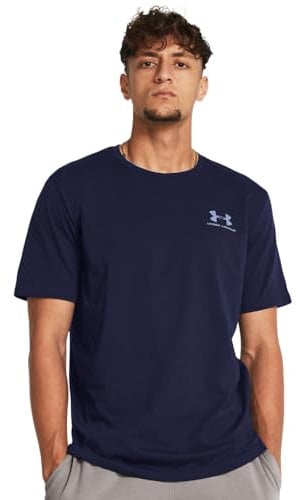 Under Armour Mens Sportstyle Short Sleeve T-Shirt Blue S