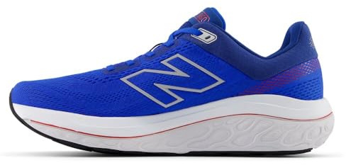 New Balance Men's Fresh Foam X 860 V14 Running Shoe, Blue Oasis/White/True Red, 9 X-Wide