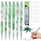 AUAUY Crayon Mécanique Set, 6PCS Dinosaure 0,5 mm Porte-Mines avec 1 Tubes De Recharge, 24 Pointes de Gomme de Rechange, 1 Gommes, Crayons Mécaniques pour L'écriture, Le Dessin, Les Croquis