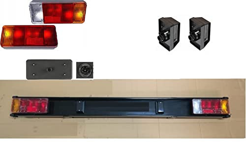 Generico BARRA PARAINCASTRO COMPLETA PARAURTO POSTERIORE COMPATIBILE CON IVECO DAILY DA 2000 A 2005