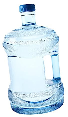 Seau Portatif de Bouteille d'eau, Seau d'eau Pure de Grande Capacité pour Ménage avec Poignée, Seau en Plastique à Eau Pure, Distributeur d'eau Bouteille Seau d'eau, Réservoir d'eau, 5L Bleu