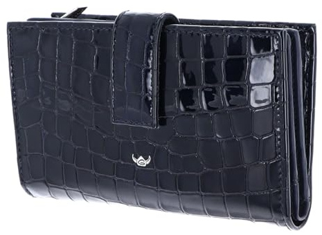 Golden Head Leder Geldbörse Cayenne RFID Protect Damenbörse 2800 Nachtblau dunkelblau