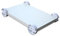 Computer Ständer CPU-Stand-PC-Warenkorb-Halter, Desktop-PC-Turm-Halterwagen, PC-Turm-Ständerwagen-Boden mit Rädern unter Schreibtisch, sechs (weiß) CPU Ständer (Size : Six White)