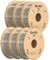 GratKit PETG 3D-Drucker Filament 1,75mm 6kg Spule, 3D-Druck Filament±0,03mm Präzision, Leicht zu drucken, Gleichmäßige Wicklung, 6 * 1KG, 6 Packs, Transparent