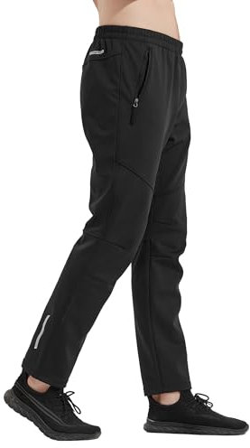 INBIKE Fahrradhose Herren Lange Winter Fahrradbekleidung Radhose Wasserdichte Atmungsaktive Hose Fahrrad MTB Moutainbike Rennrad Schwarz 3XL
