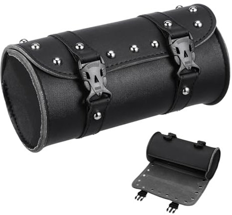 ibasenice Motor Leder Satteltasche Motor Ledertaschen Satteltaschen Aus Leder -satteltaschen Satteltaschen Aus Pu-Leder Werkzeugtasche Vorne Und Hinten Sporttasche Ritter