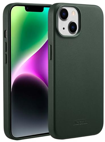 ACCEZZ Backcover kompatibel mit iPhone 14 - Dunkelgrün