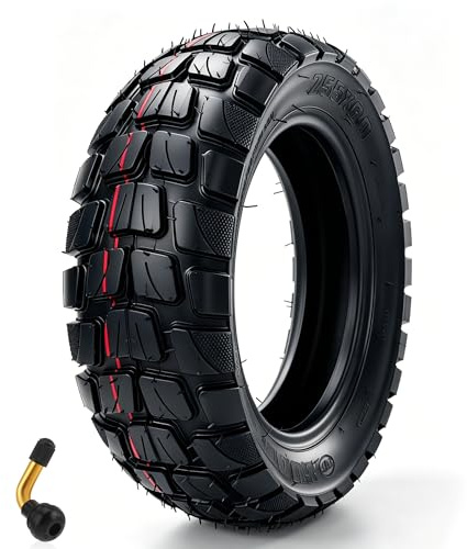 Felixstory Schlauchlose Geländereifen für Kugoo M4/M4 Pro/Kaabo Wolf Warrior/Kaabo Mantis 10/Dualtron Zero 10X Elektroroller, Große und Dicke Schneereifen