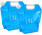 Kamiya Bidon d'eau Pliable de 5 l avec Couvercle étanche - Bidon d'eau Flexible - 5 l - sans BPA - pour Le Camping en Plein air