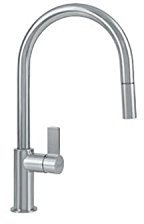 Franke FFP3180 Ambient Rubinetto da cucina estraibile con maniglia singola, nichel satinato, medio