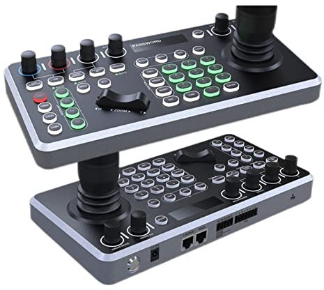 Live-Streaming-PTZ-Controller-Tastatur-Joystick for Videokonferenz-PTZ-Kamerasteuerung, für Laptop, Fernseher, Projektor, HDTV-Display(01#)