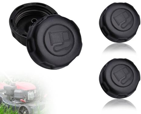 Lhbwhiz 2 pezzi tappo serbatoio tosaerba, tappo serbatoio carburante benzina in plastica di ricambio,motori Compatibile con HONDA GXV160 / HRJ216 Gc135 Gc160 Gc190 (nero)