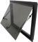Finestra laterale per roulotte, 65 x 50 cm, finestra apribile a battente, vetro temperato nero, finestra per camper, finestra per roulotte, protezione solare, zanzariera, zanzariera, oscurante