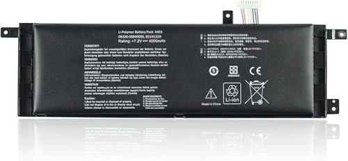 FlyZythrol 7.6V 4150mAh B21N1329 battery Compatible with Asus X403 X403M X403MA X503M X453 X453M X553 X553M X553S X502CA A453M A453MA D453M D453MA P553MA F453M F453MA F553 F553M F553MA series