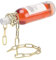 SHOP-STORY - Catena portabottiglie magica - Compatibile con bottiglie di vino e altre bottiglie di vetro - Porta bottiglia in metallo - Oggetto decorativo per feste imitazione catena - Colore oro