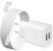 Cargador iPhone Carga Rapida 12W Cargador USB Multiple Enchufe y USB Lightning Cable [Certificado MFi] para iPhone 14 13 12 11 Pro MAX XS XR X 8 7 6 6S Plus SE 5S iPad, USB Charger Movil Adaptador