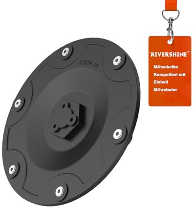 RIVERSHINE 6 Klingen Messerteller Kompatibel mit Einhell Mähroboter. Mähroboter Zubehör, Mähroboter Messerscheibe