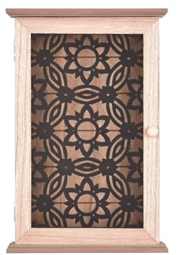 Mirrors & More Rena 82170130 Armoire à clés en bois Couleur bois