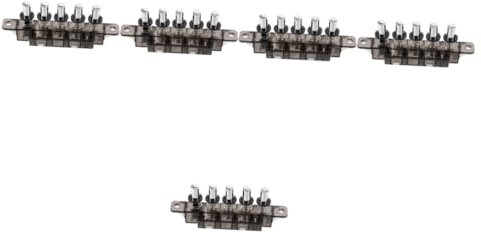 SHINEOFI 5 Piezas De Interruptor De Campana Extractora Piezas De Repuesto Para Campana Extractora De Cocina LED De Repuesto Interruptor De Teclado De a Botón Pulsador