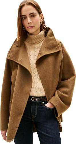 Tommy Hilfiger Damen Df Wool Gb Funnel Nk Coat Ww0ww47758 Andere Mäntel (1er Pack)